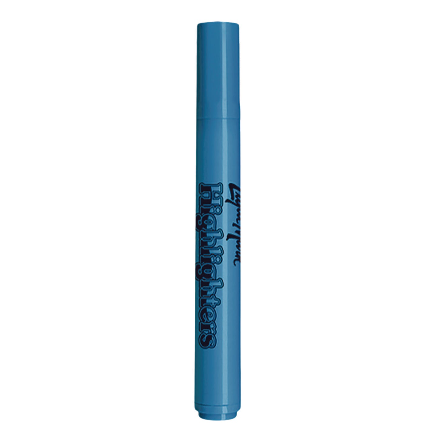 Liqui-Mark Tank Fluorescent Highlighter, Blue Ink, Chisel Tip, Blue Barrel, Dozen