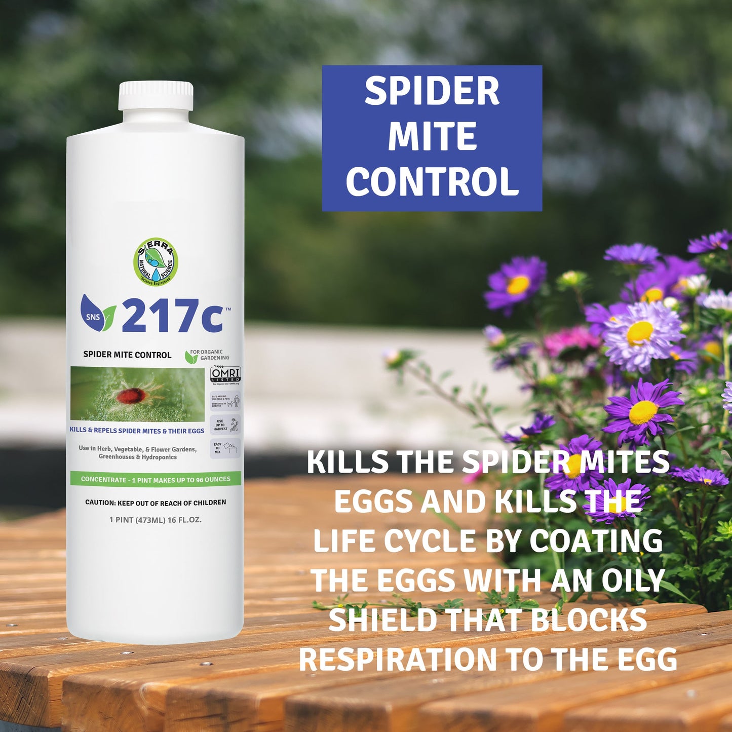 217C Spider Mite Control Concentrate - OMRI Listed