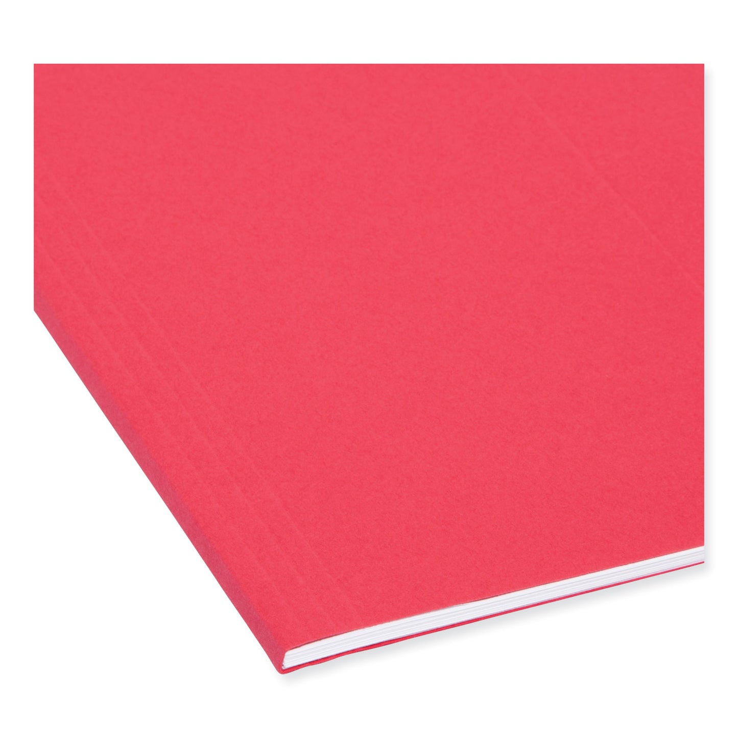Smead TUFF Hanging Folders with Easy Slide Tab, Letter Size, 1/3-Cut Tabs, Red, 18/Box