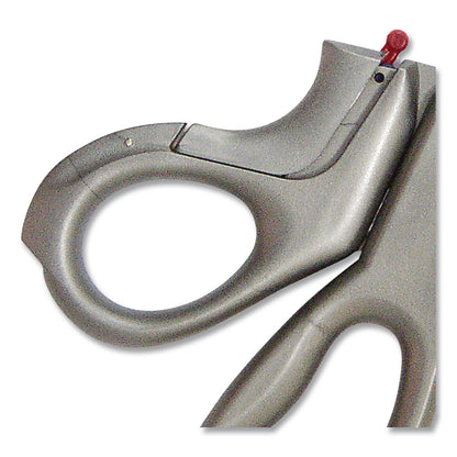 Westcott E-Z Open Box Opener Stainless Steel Shears, 8" Long, 3.25" Cut Length, Offset Gray Handle