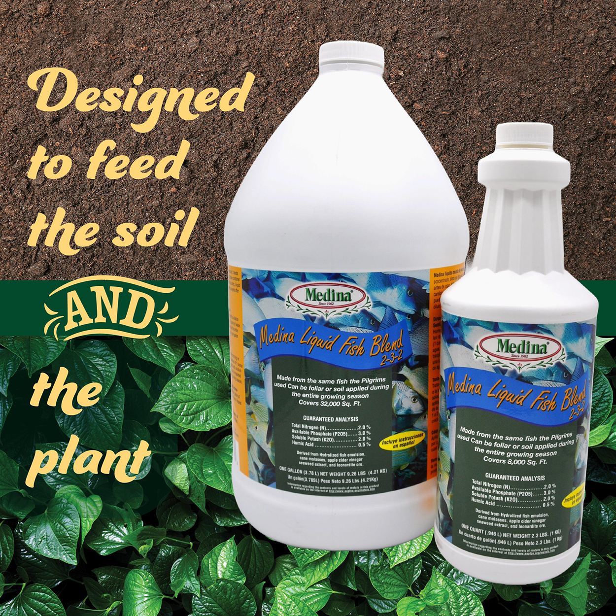 Liquid Fish Blend 2-3-2 Fertilizer