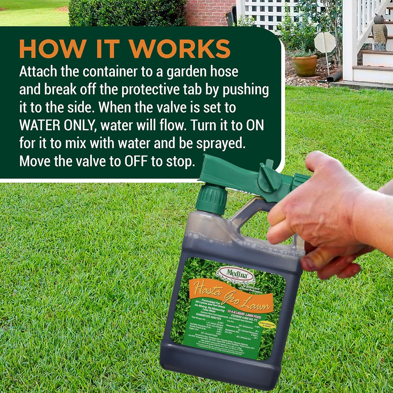 HastaGro 12-4-8 Liquid Lawn Food