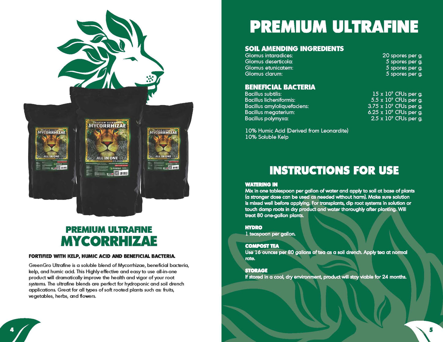 Premium Ultrafine Mycorrhizae