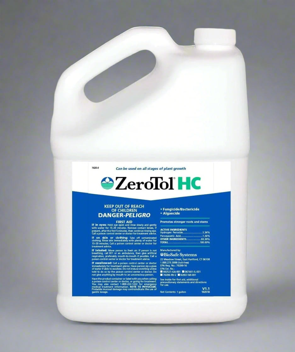 ZeroTol HC Broad-Spectrum Algaecide, Bactericide and Fungicide - OMRI Listed
