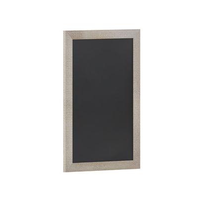 Canterbury 20" x 30" Weathered Wall Mount Magnetic Chalkboard Sign with Eraser, Hanging Wall Chalkboard Memo Board for Home, School, or Business